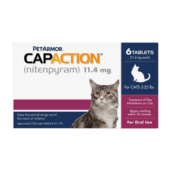 PetArmor® CAPACTION® (nitenpyram) Oral Flea Treatment for Cats