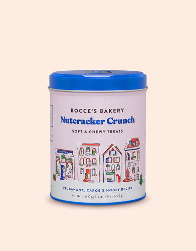 Bocce's Bakery Nutcracker Crunch Soft & Chewy Treats Tin