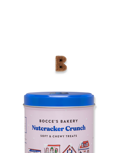 Bocce's Bakery Nutcracker Crunch Soft & Chewy Treats Tin
