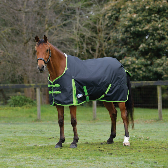 WEATHERBEETA COMFITEC CLASSIC STANDARD NECK MEDIUM BLACK/LIME GREEN 84