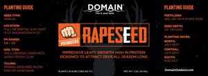 Domain Outdoor Pounder Rapeseed Foot Plot Seed