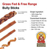 Barking Buddha Braided Bully Stick 12″ (3 Pack) For Large To XL Dogs / Power Chewers
