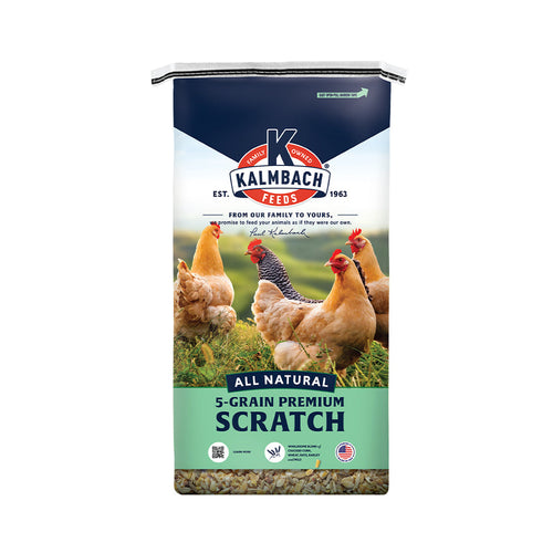 Kalmbach Feeds All Natural 5-Grain Premium Scratch Grain for Chickens