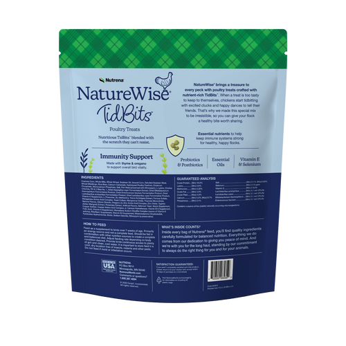 Nutrena® NatureWise® TidBits™ Immunity Support Poultry Treats
