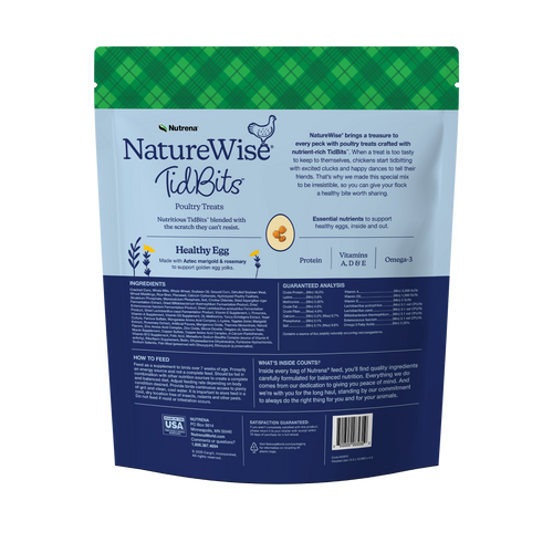 Nutrena® NatureWise® TidBits™ Healthy Egg Poultry Treats