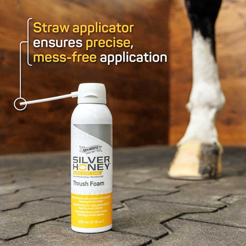Asorbine Silver Honey® Rapid Hoof Care Thrush Foam