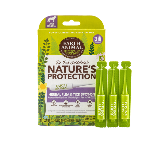 Earth Animal Nature’s Protection™ Flea & Tick Herbal Spot-On For Dogs