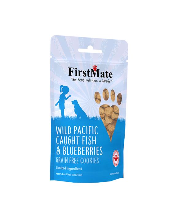 FirstMate Pet Foods Wild Pacific Caught Fish & Blueberries Treats