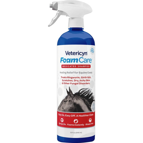 VETERICYN FOAMCARE MEDICATED EQUINE SHAMPOO